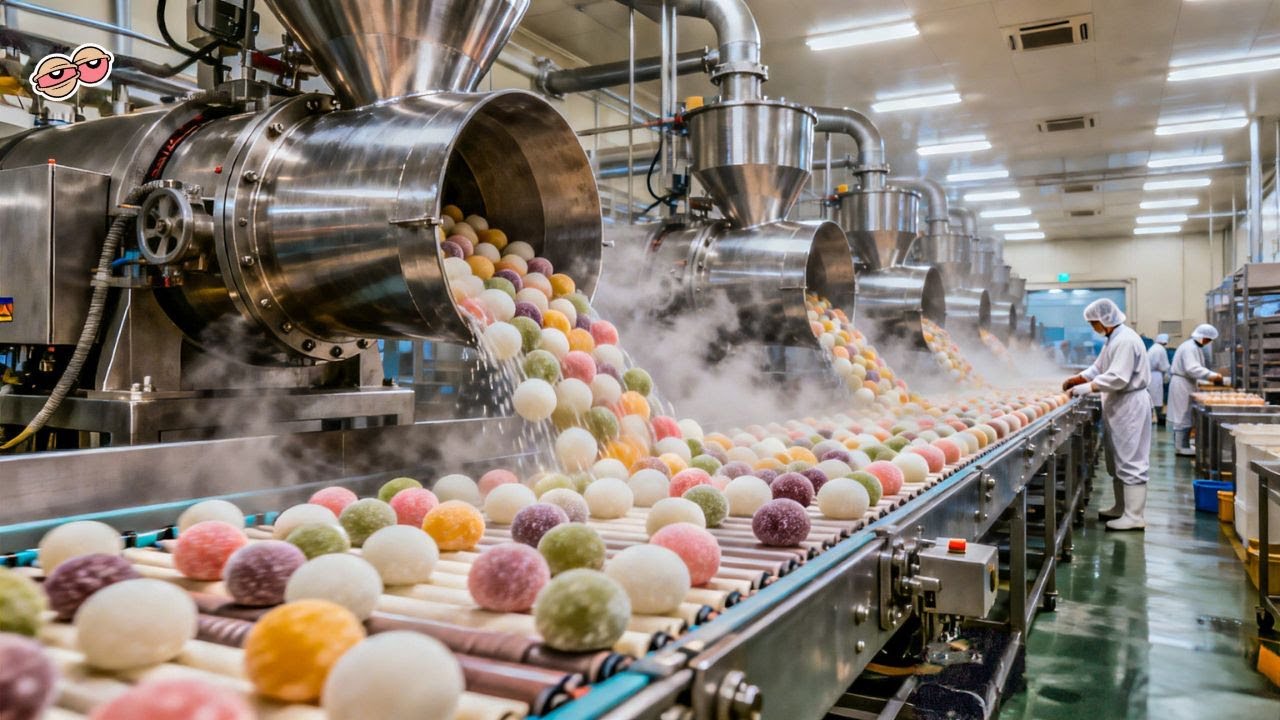 Así se produce el famosísimo HELADO JAPONÉS MOCHI 🍡