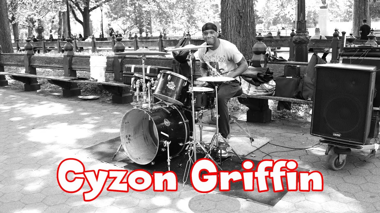Incredible Drummer in Central Park (Cyzon Griffin)