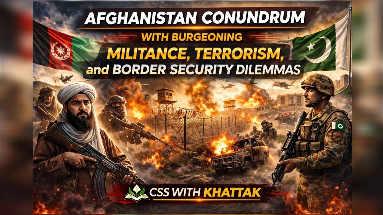 Afghanistan Conundrums (Burgeoning Militancy, terrorism and Security Dilemmas for Pakistan)for CSS27