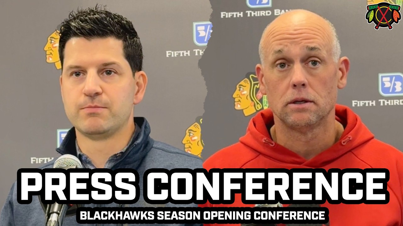 SEASON OPENING PRESS CONFERENCE: Kyle Davidson & Jeff Blashill Preview the Blackhawks 2026-27 Season
