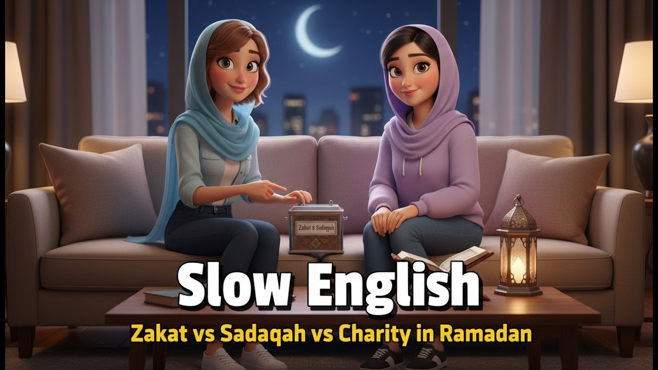 Zakat, Sadaqah & Charity in Ramadan | What’s the Difference? | Slow English