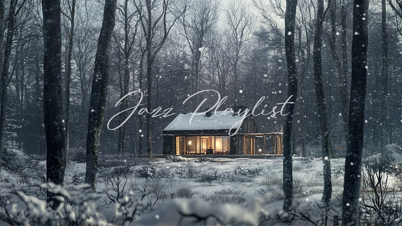 Quiet Winter Night Jazz Playlist for Relaxing Time | Mocha Jazz Room