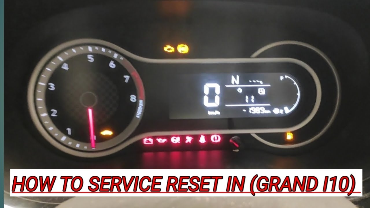 NEW 2022 Hyundai (i10) service message reset procedure #grandi10nios #i10 #servicerequired #hyundai