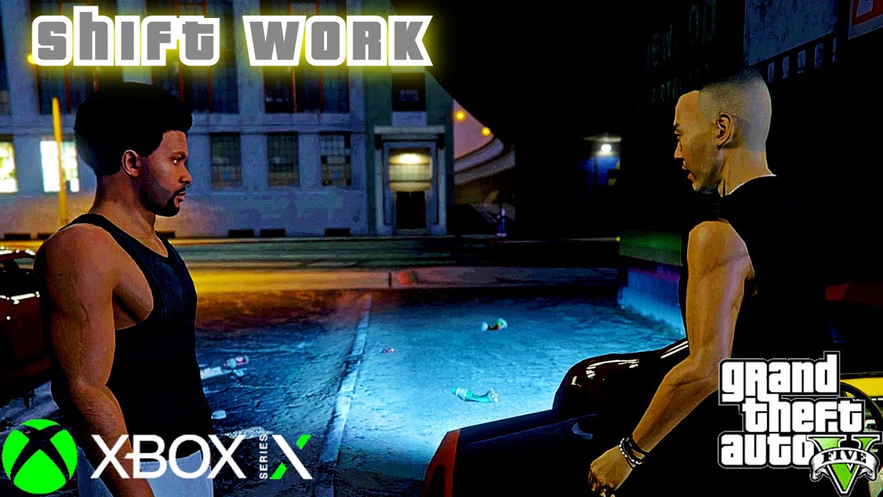 GTA V "Shift Work" - Franklin catches up with Hao and runs a quick street race!