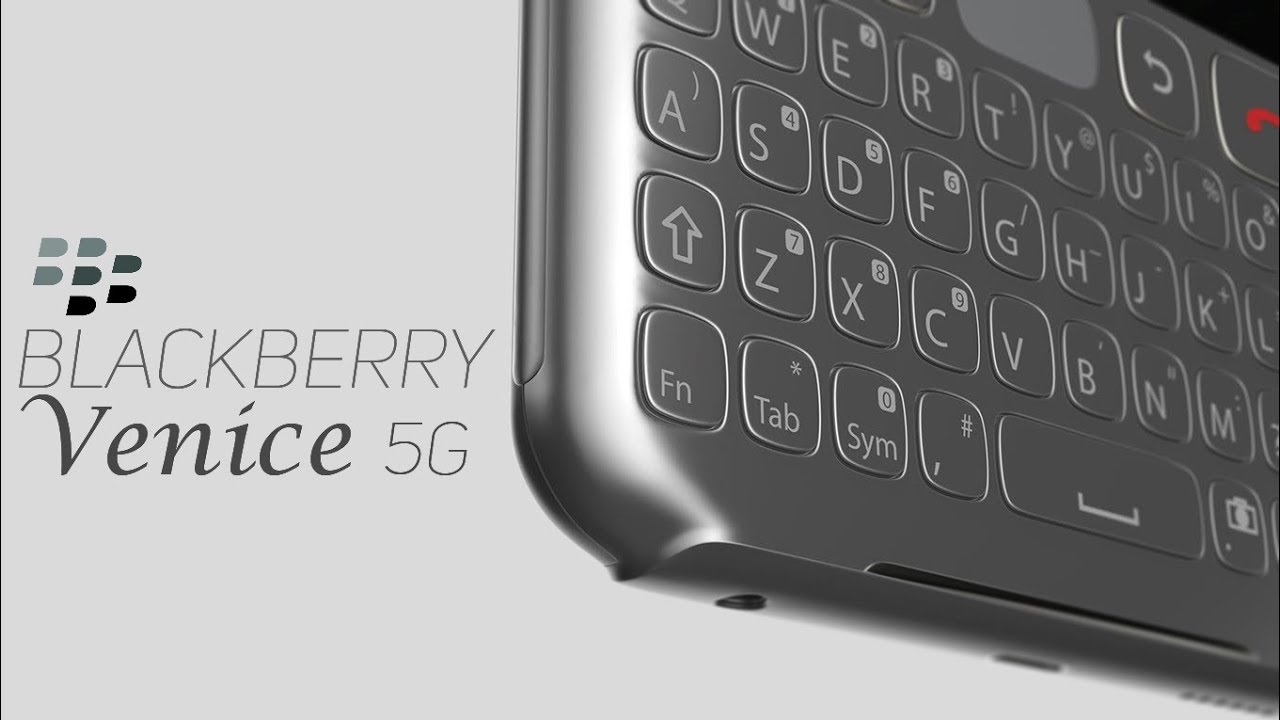 BlackBerry Venice 5G (2021) QWERTY keyboard & Aluminium design!