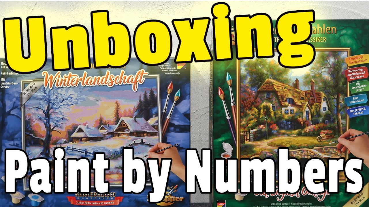 Распаковка посылки || Обзор новых картин по номерам || Unboxing Schipper Paint by numbers