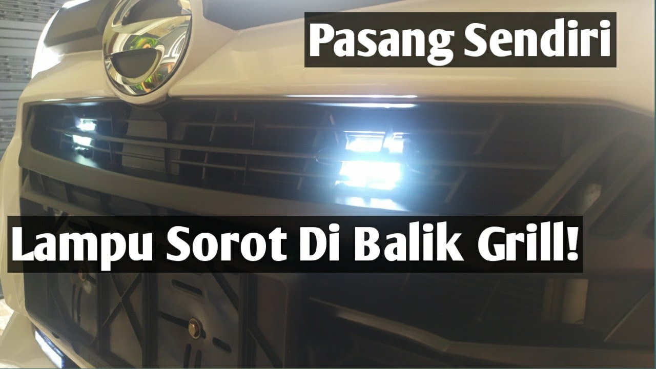 Cara Pasang Lampu Sorot Pada Mobil Di Balik Grill