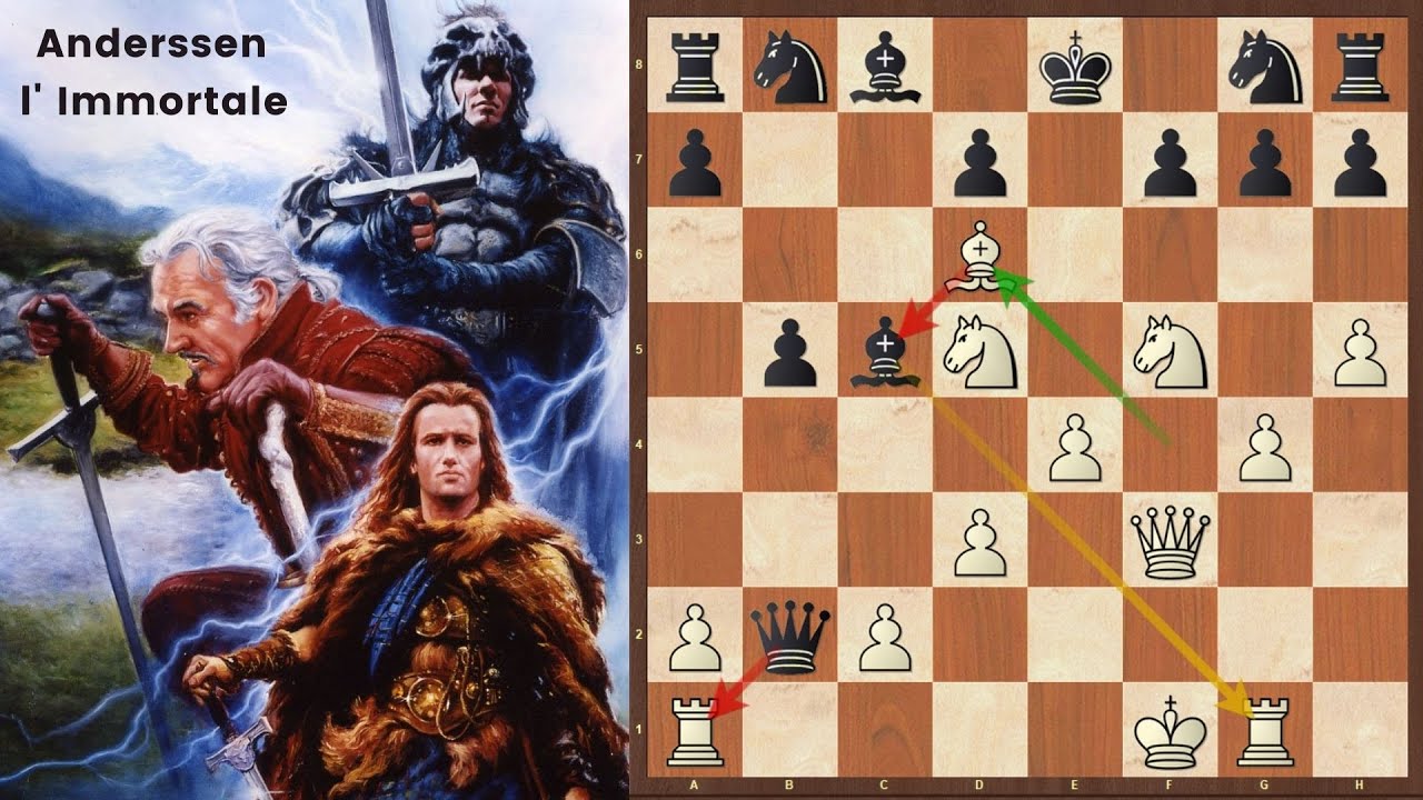 La Partita Immortale Originale - Anderssen vs Kieseritzky | Partite Commentate di Scacchi