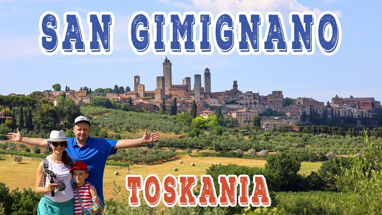 Włochy Toskania - maszerujemy do malowniczego San Gimignano. Średniowieczny Manhattan i pyszne lody!