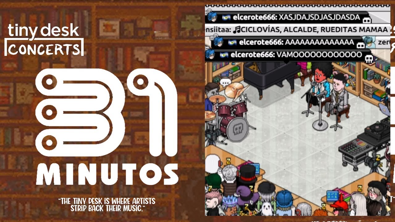31 Minutos: Tiny Desk Concert (Habbo Version) | ROC Nation
