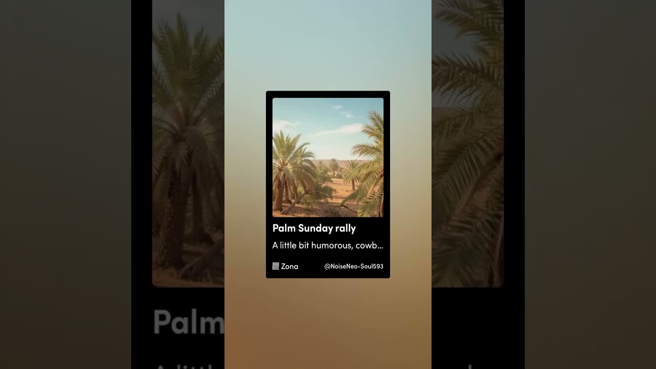 Palm Sunday Rally
