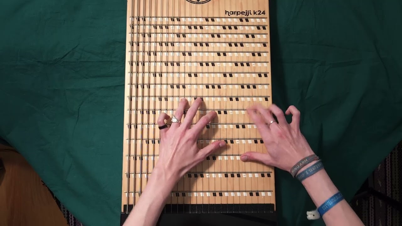 J.S. Bach - Prelude in A Minor, BWV 895 on Harpejji