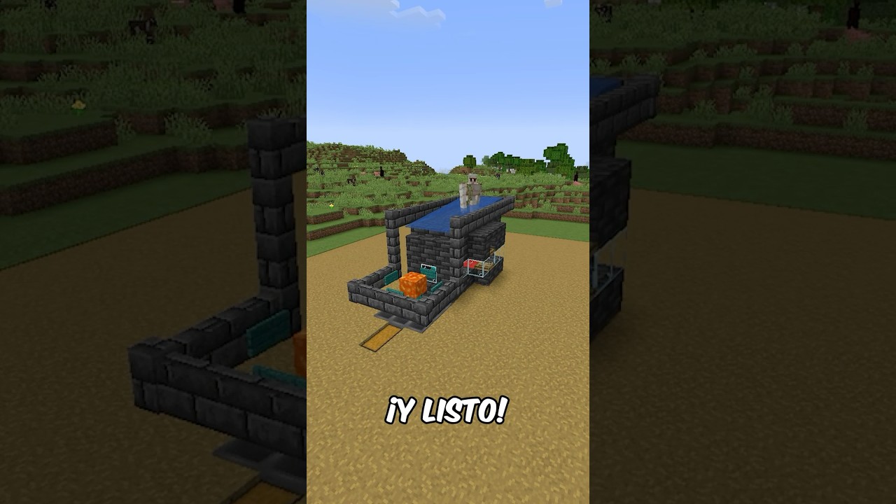 LA GRANJA DE HIERRO M&Aacute;S FACIL DE MINECRAFT! 😱⛏️ #shorts