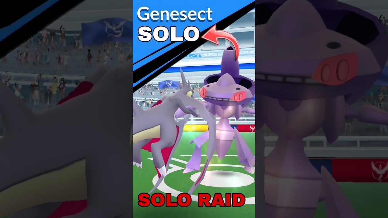 *Incursi&oacute;n en solitario de Genesect con ✨️Mega Charizard en Pok&eacute;mon GO