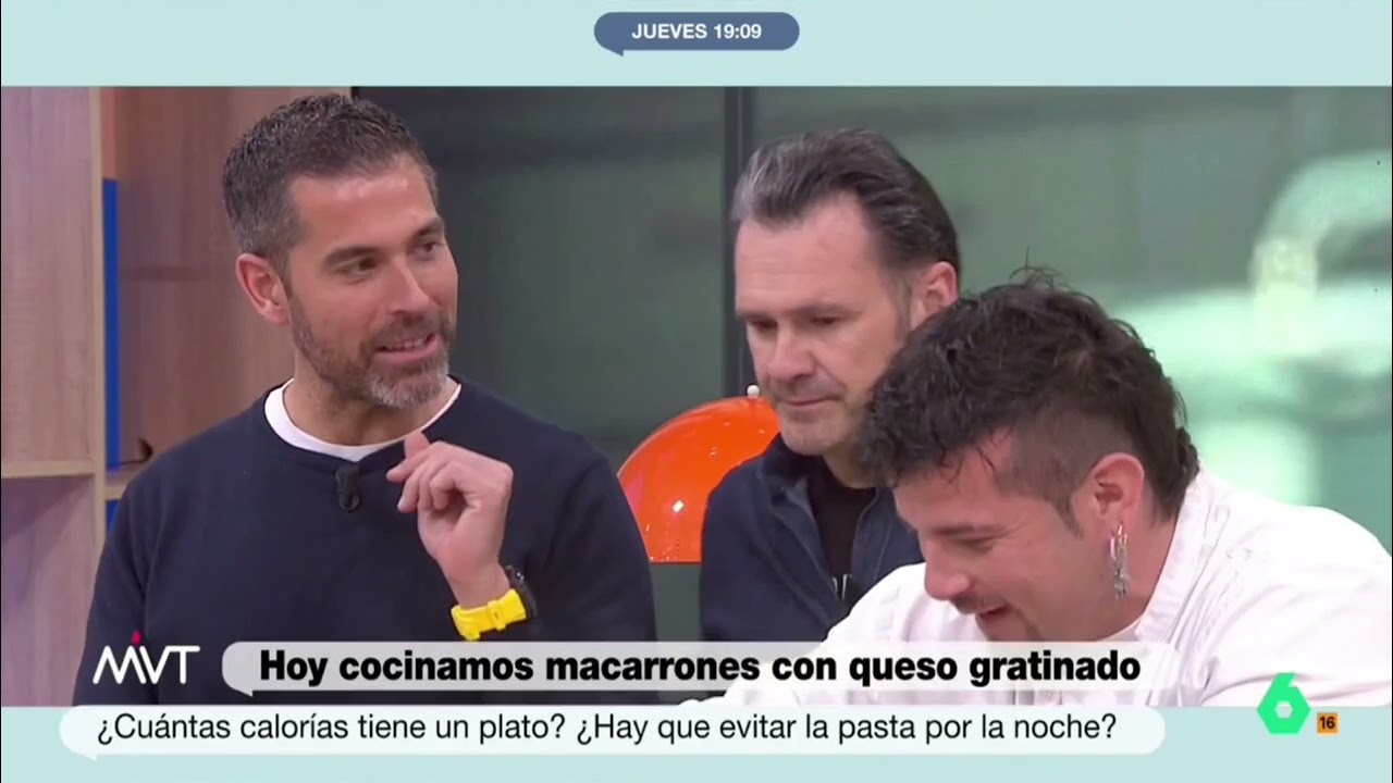 Hoy cocinamos macarrones con queso gratinado 🧀 con Pablo Ojeda y Carlos Maldonado en MVT- 20/02/2025