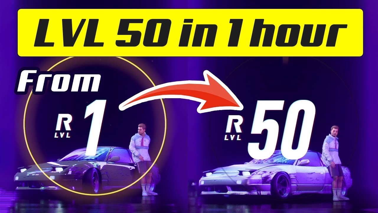 😎💯 Lvl 50 in 1 hour with Starter Car 💲😍 Easy mode 😍🤘 Need for Speed Heat
