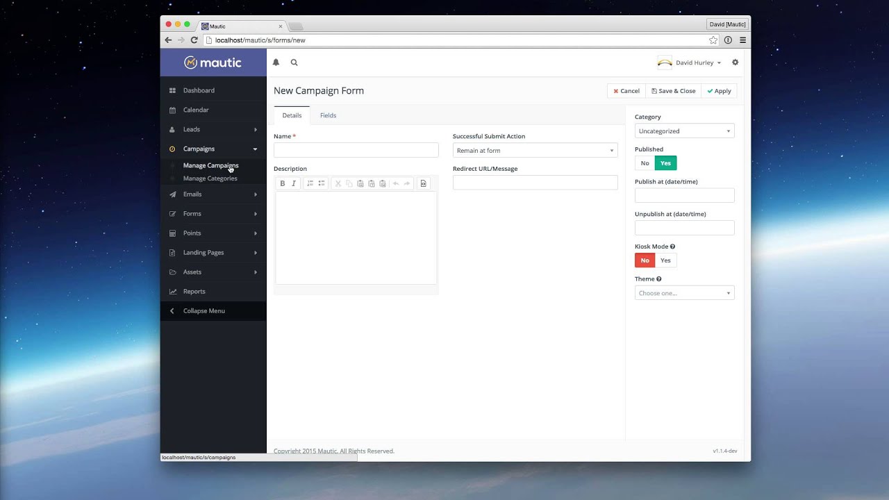 Mautic Explained: Form Types