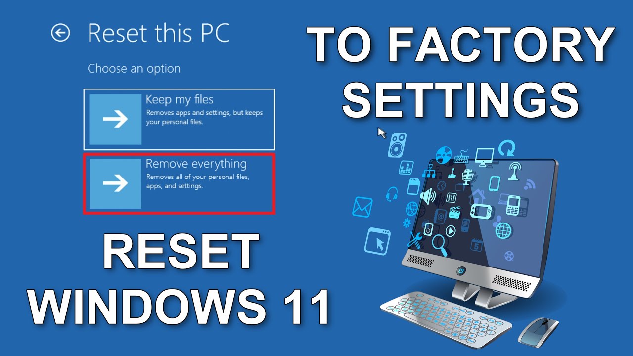 Windows 11-How to FULLY Reset PC to Factory Settings if FORGOT PASSWORD ✨Sell your computer as new