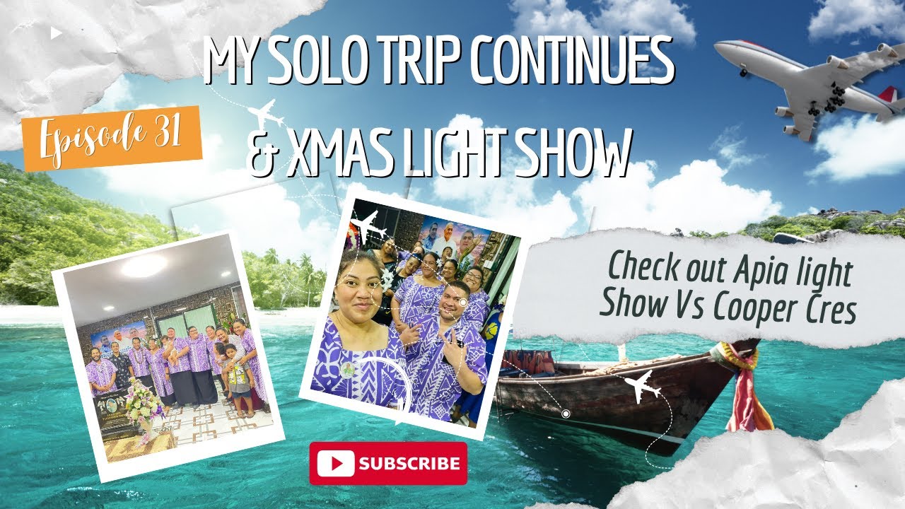Samoa: Fasitoouta Village and Christmas Lights in Samoa