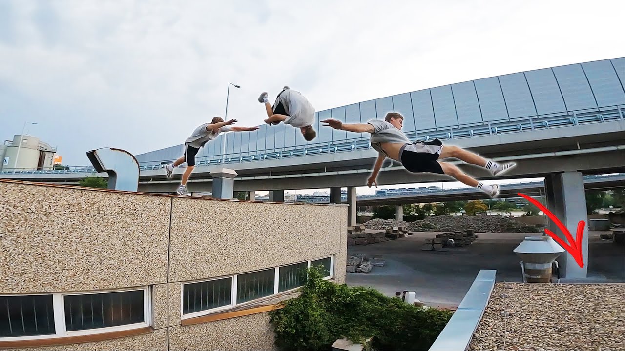 Flipping ICONIC ROOFGAP in Vienna | Parkour Vlog Ep.16 [WIEN]