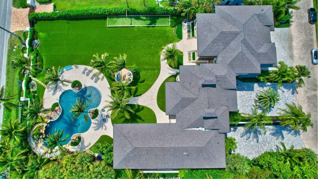 $29,999,999! Newly completed mansion in Delray Beach has 13 car garage with amazing ocean views
