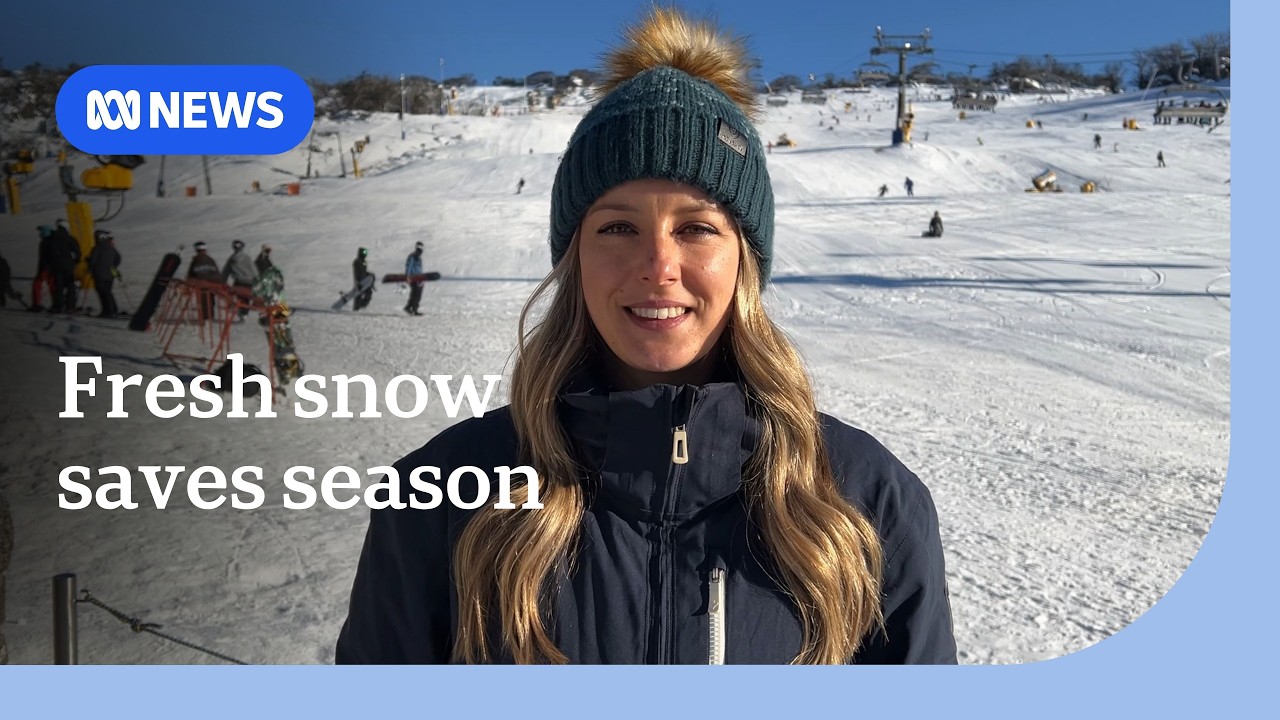 Fresh snow saves school holidays on the slopes | ABC NEWS