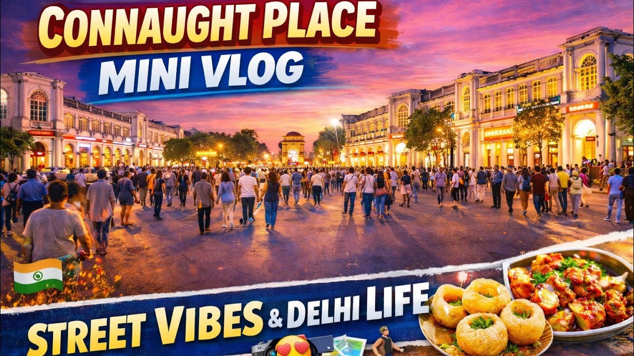Connaught Place Vlog 😍 | CP Mini Vlog 🚶‍♂️✨ | Connaught Place Delhi Vibes | Street Walk