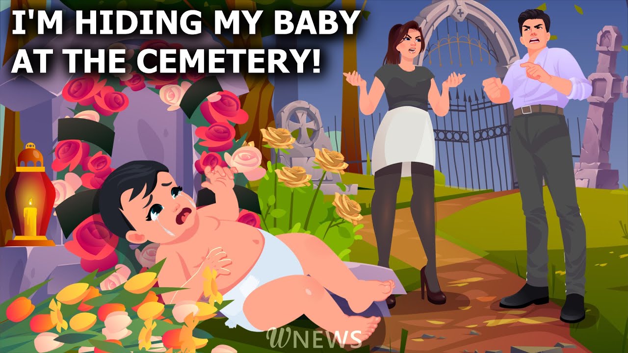 I'm hiding my baby at the cemetery!