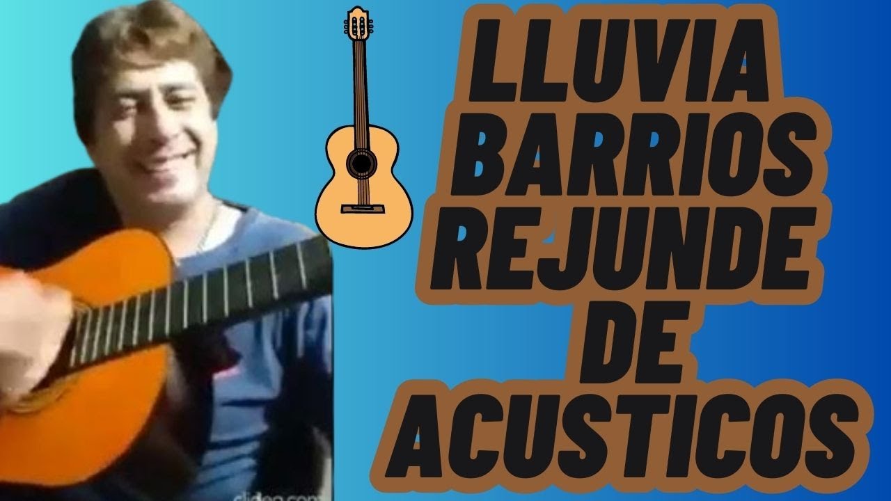 LLUVIA BARRIOS REJUNTE DE ACUSTICOS