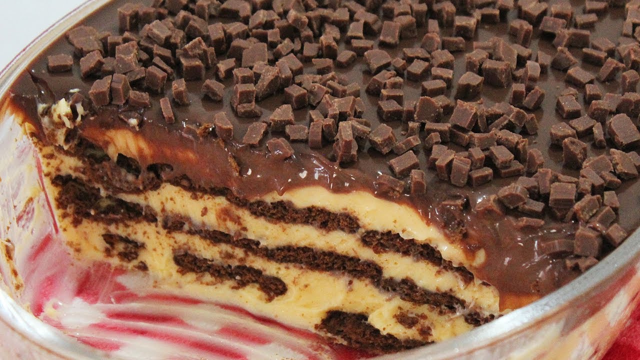 PAVÊ DE MARACUJÁ COM CHOCOLATE | SUPER SIMPLES E FÁCIL