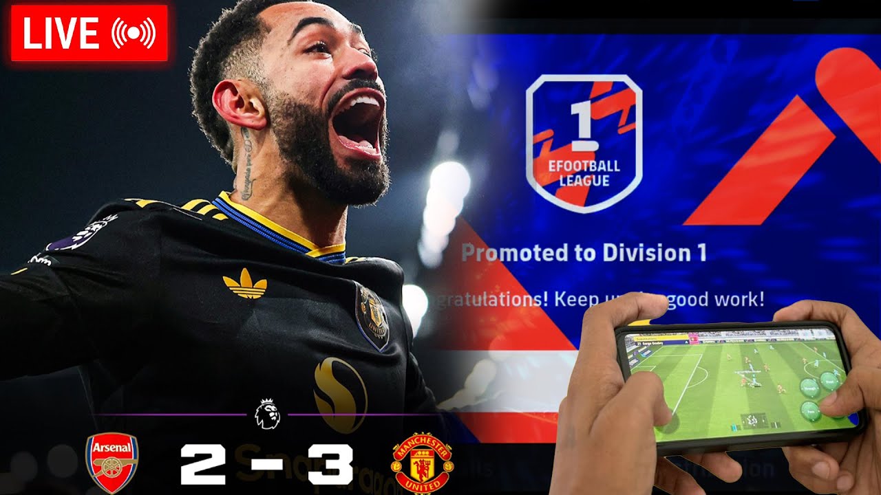 Manchester United Humble Arsenal + DIVISION ONE RANKPUSH ON MEMBERS ACCOUNT