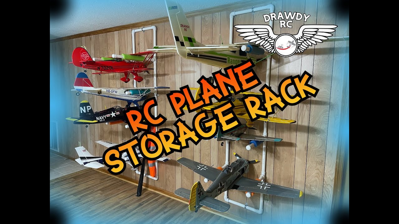 STORAGE RACKS (DRAWDY RC PLANES)
