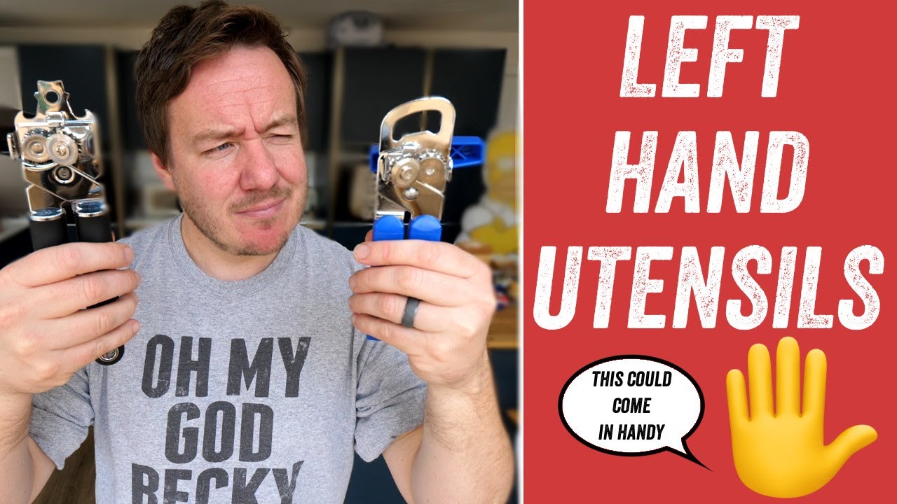 I tried out Left-Handed Utensils & Kitchen Gadgets