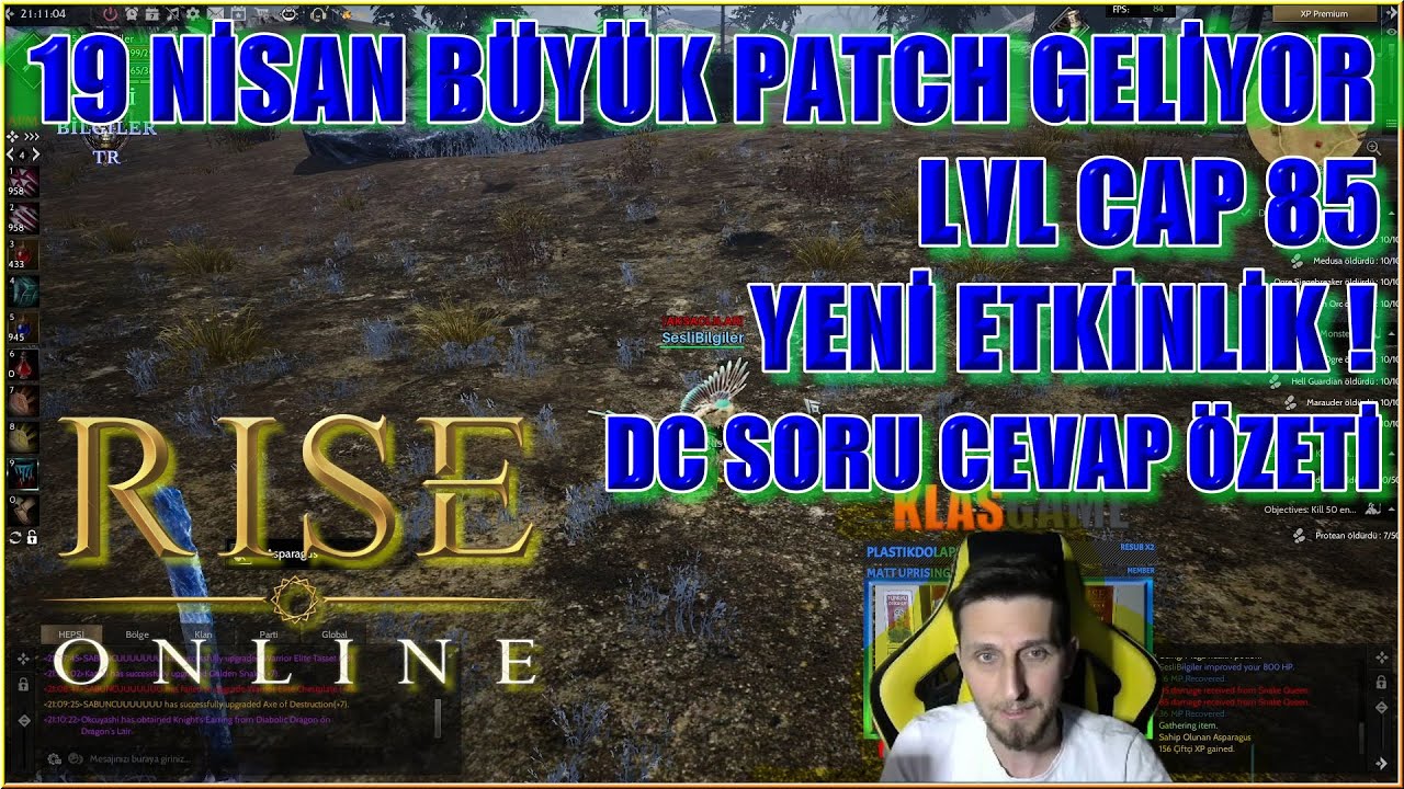 MANTİS ve GALİA 85 LVL Geliyor - 4 MİLYONLUK ÖDÜL ve 5 Nisan DC SORU CEVAP ÖZETİ - Sesli Bilgiler TR