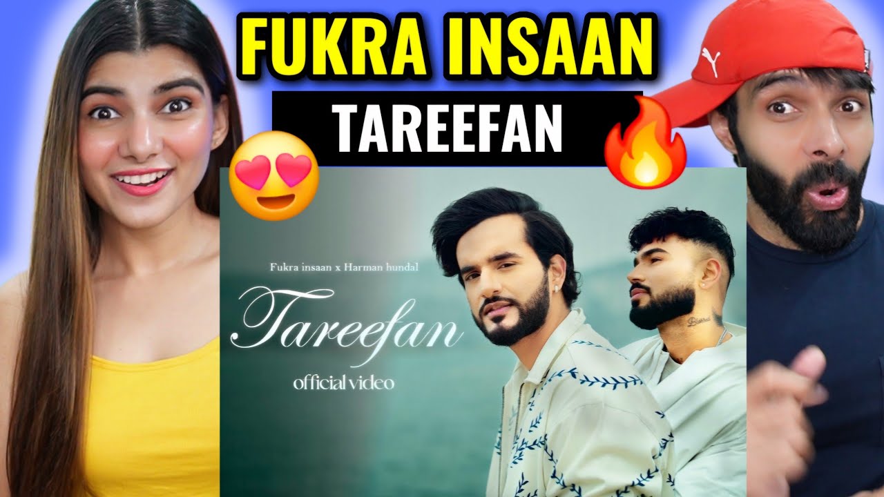 TAREEFAN ( Official Music Video) || Fukra insaan X Harman Hundal | Reaction