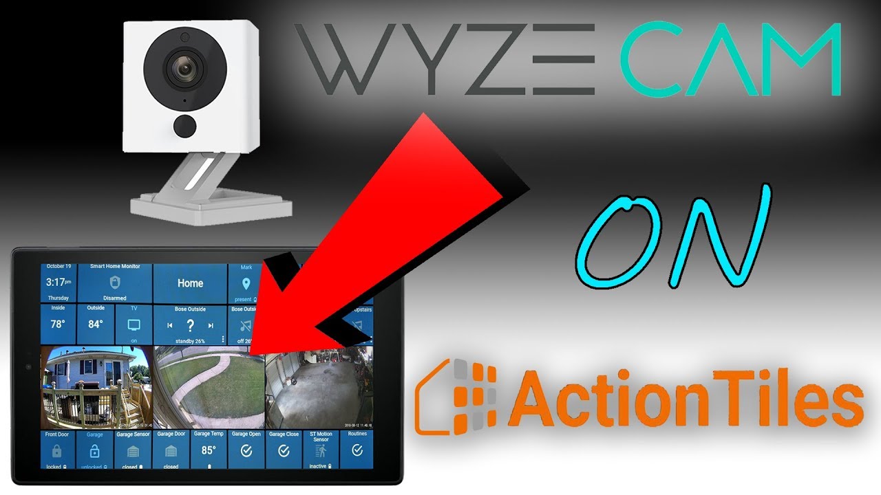 View WYZECAM streams on ACTIONTILES using TinyCam | Part 1