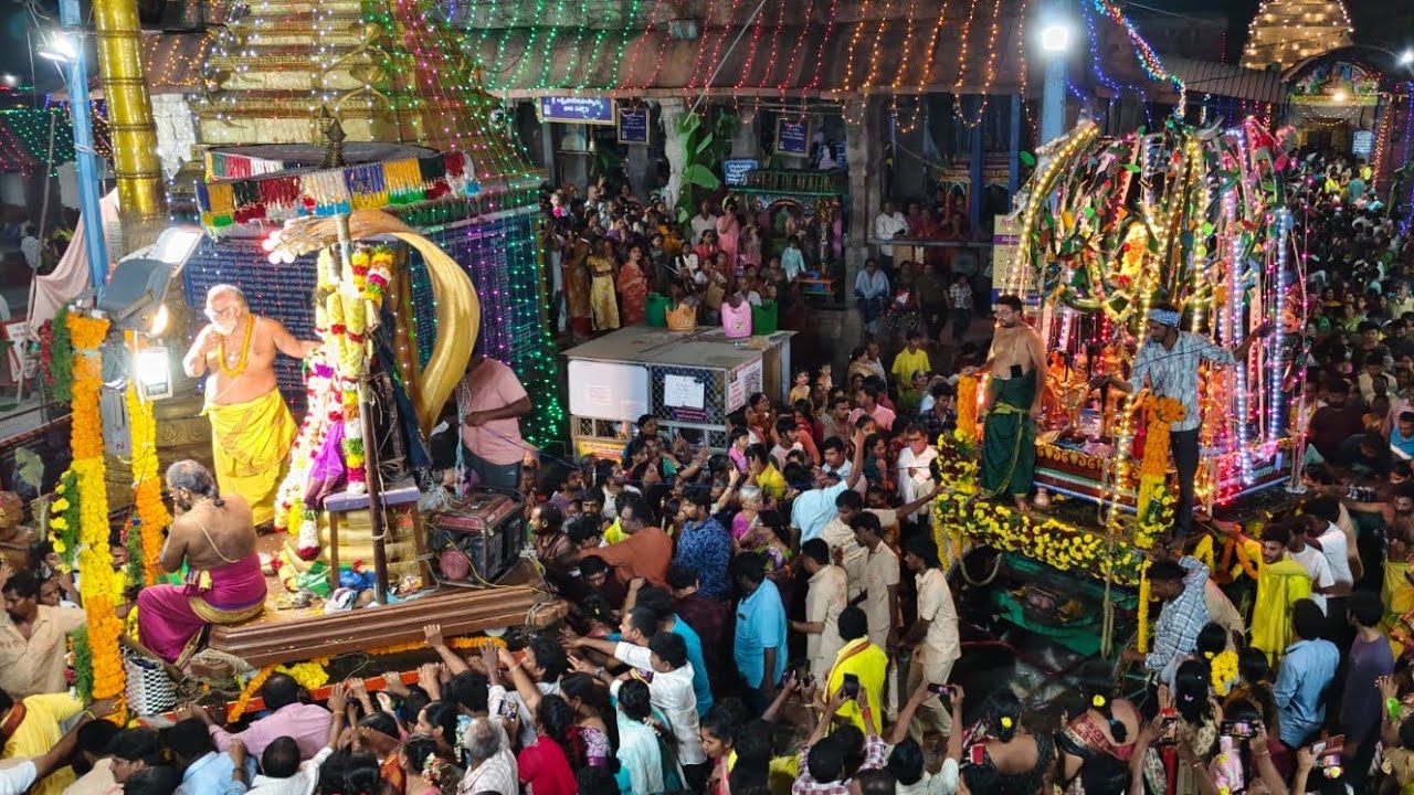 కోలాహలంగా  పొన్న వాహన ఉత్సవం #mangalagiritimes 