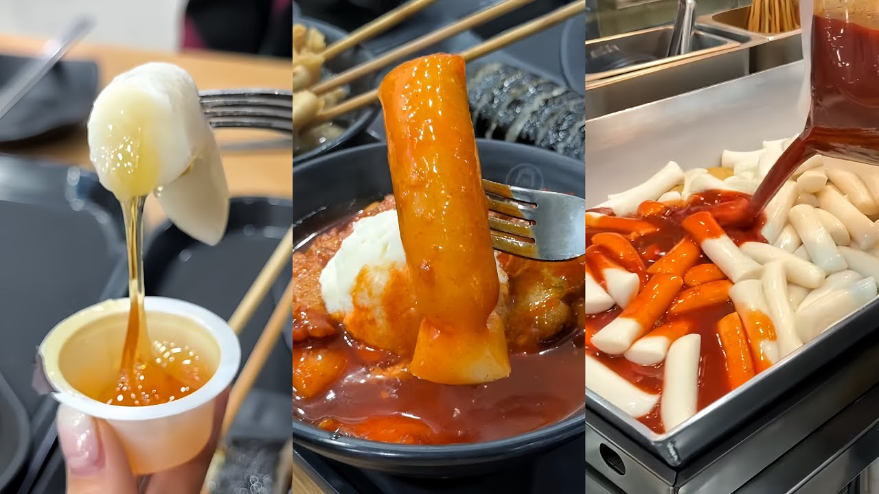 Загляните в TTEOKBOKKI, чтобы увидеть, как готовятся лучшие острые рисовые лепешки в Каннаме.