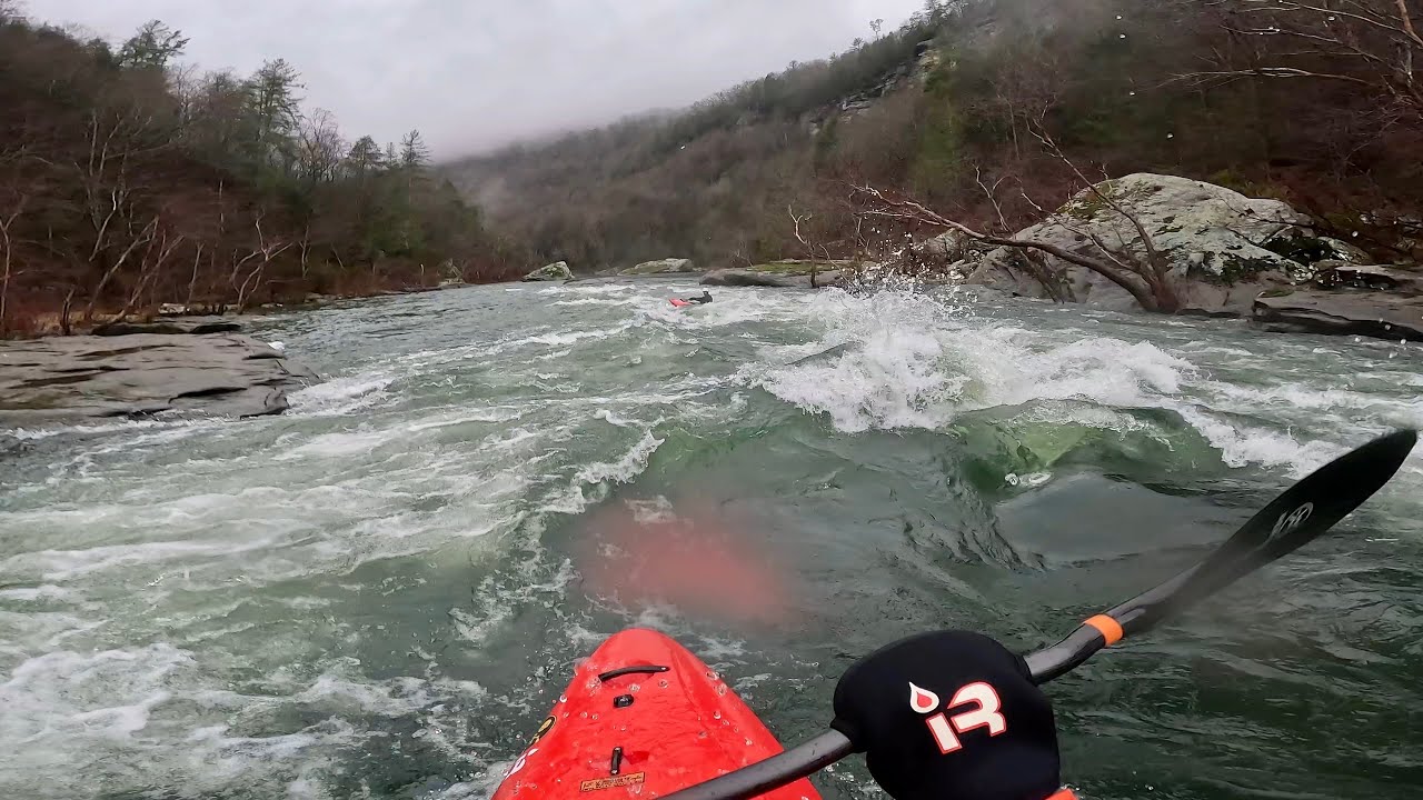 Clear Creek Canyon (Lilly - Nemo) Kayaking PFD ~460 CFS - Obed Wild & Scenic River - Part #2