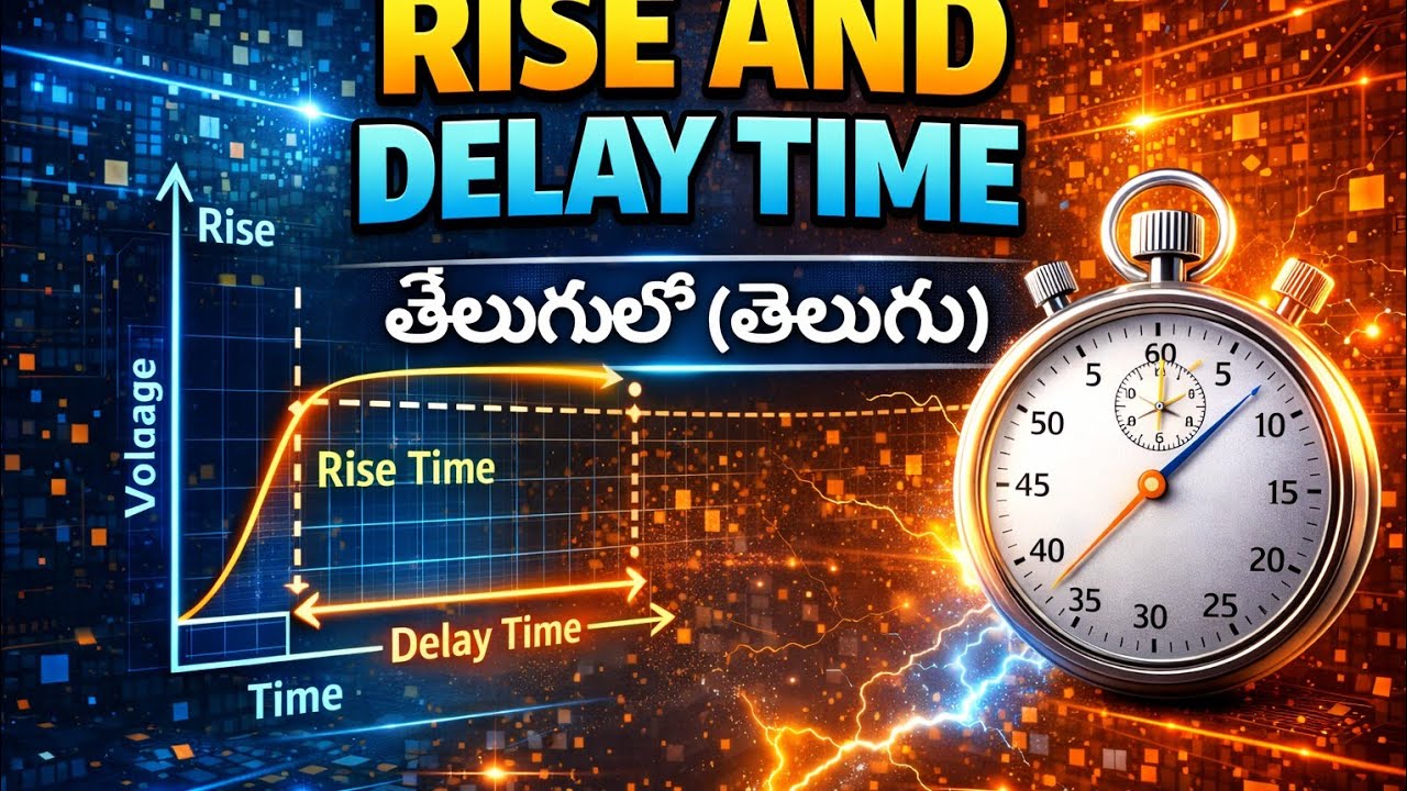 About Rise, time half and full Adder in Telugu #verilog #coding #electronicengineering #viral 