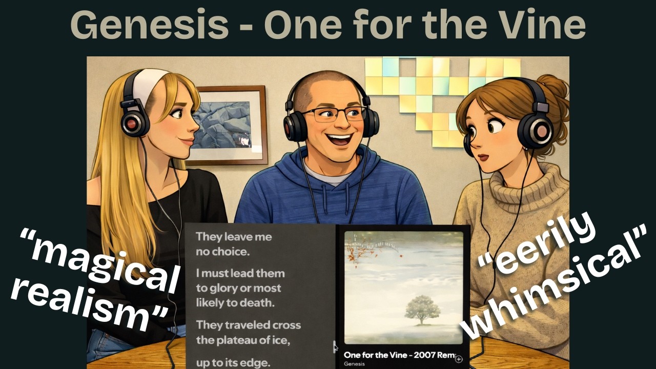 Daughters' First Listen - Genesis: One for the Vine #33yearsapart #genesis #musicreaction