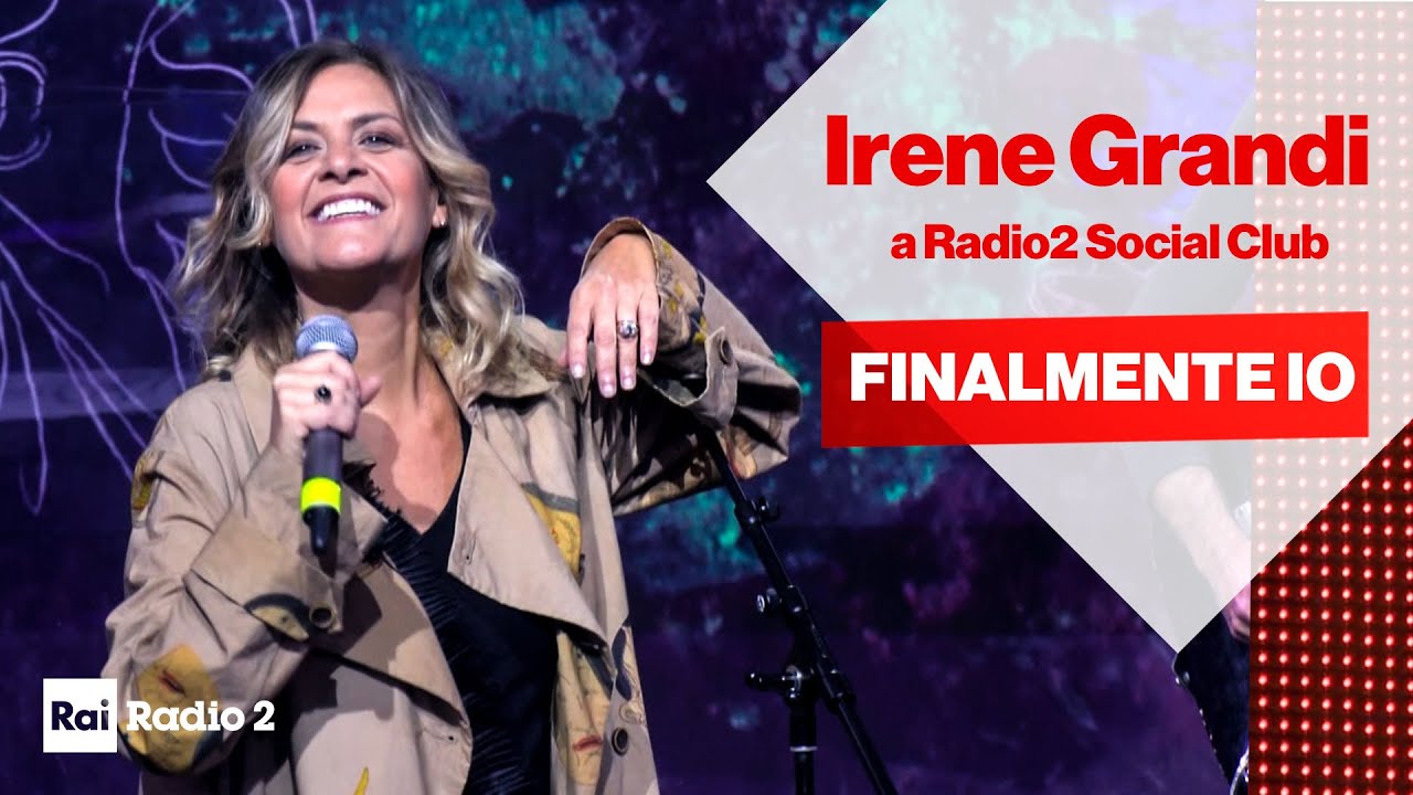 Irene Grandi dal vivo a Radio2 Social Club - 