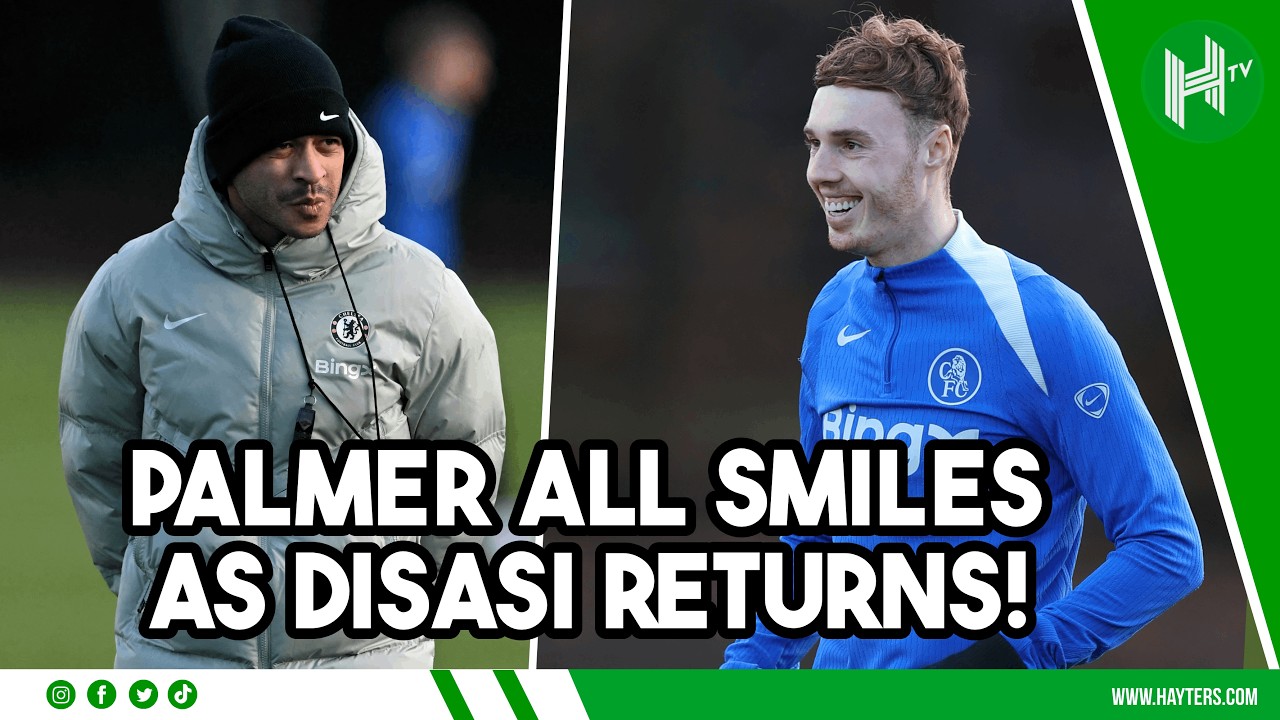 Palmer, Estevao FIT as Rosenior leads FIRST Chelsea UCL training