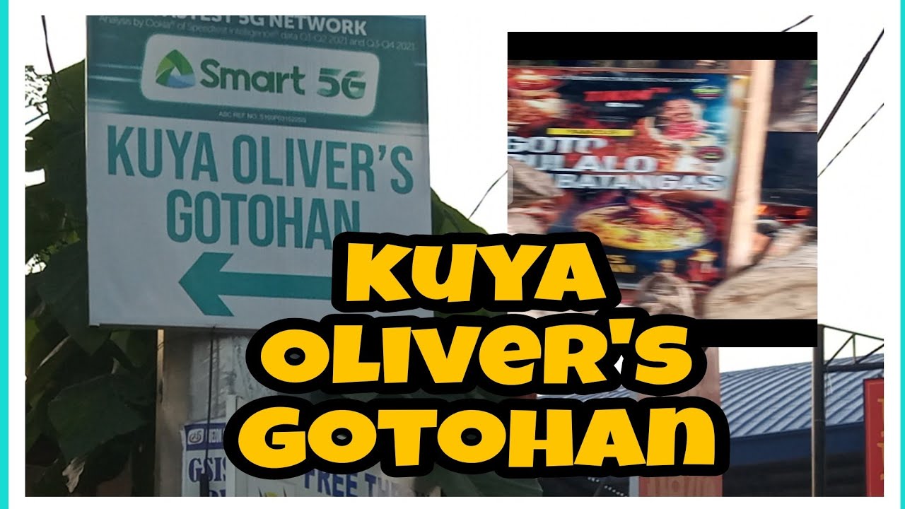 #famous #batangas #batangasgoto Puntahan natin si Kuya Oliver's Gotohan sa San Juan Batangas.
