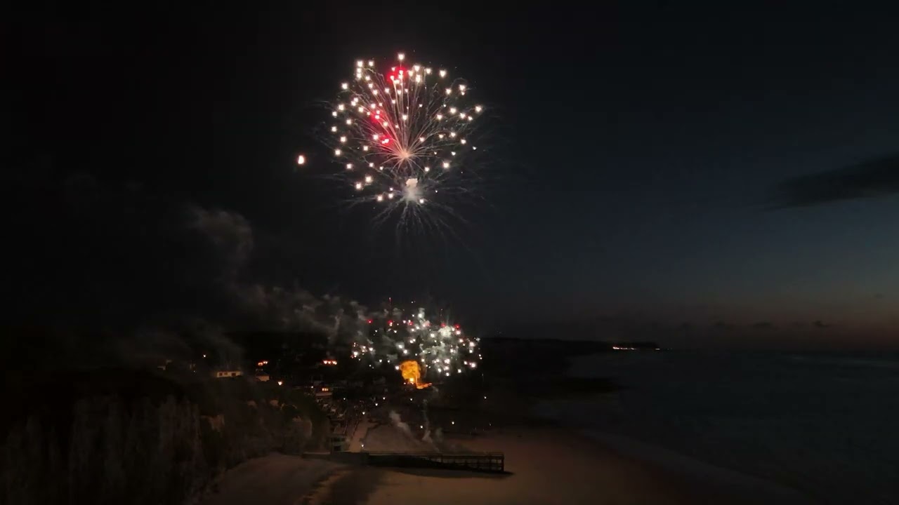 feux d'artifice de Veules-les-Roses