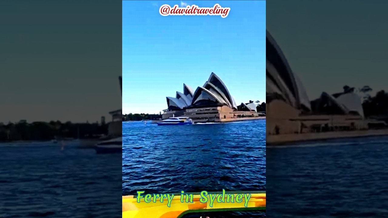 Ferry ride in Sydney, Australia