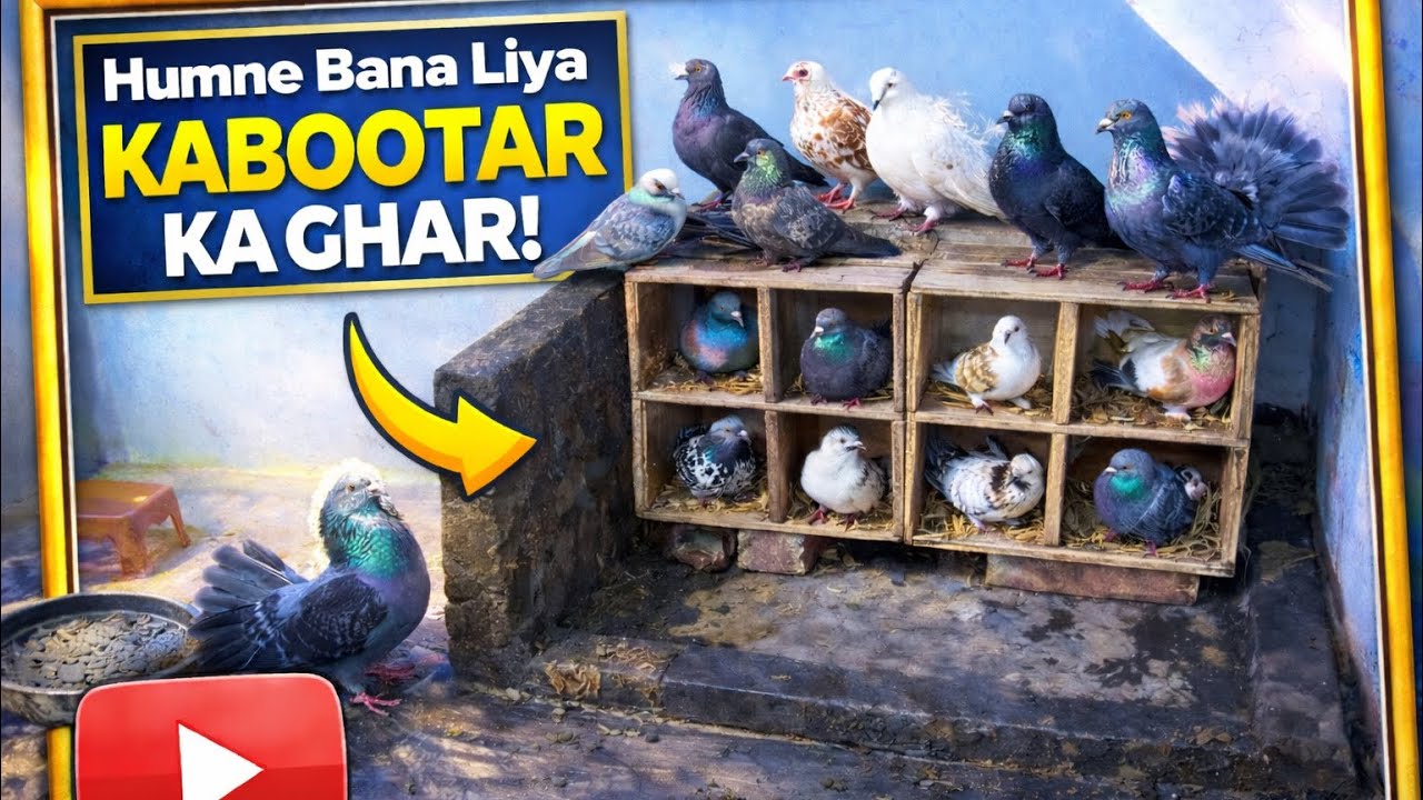 Kabootar ka ghar bss bnne hi wala hai..😍🏠