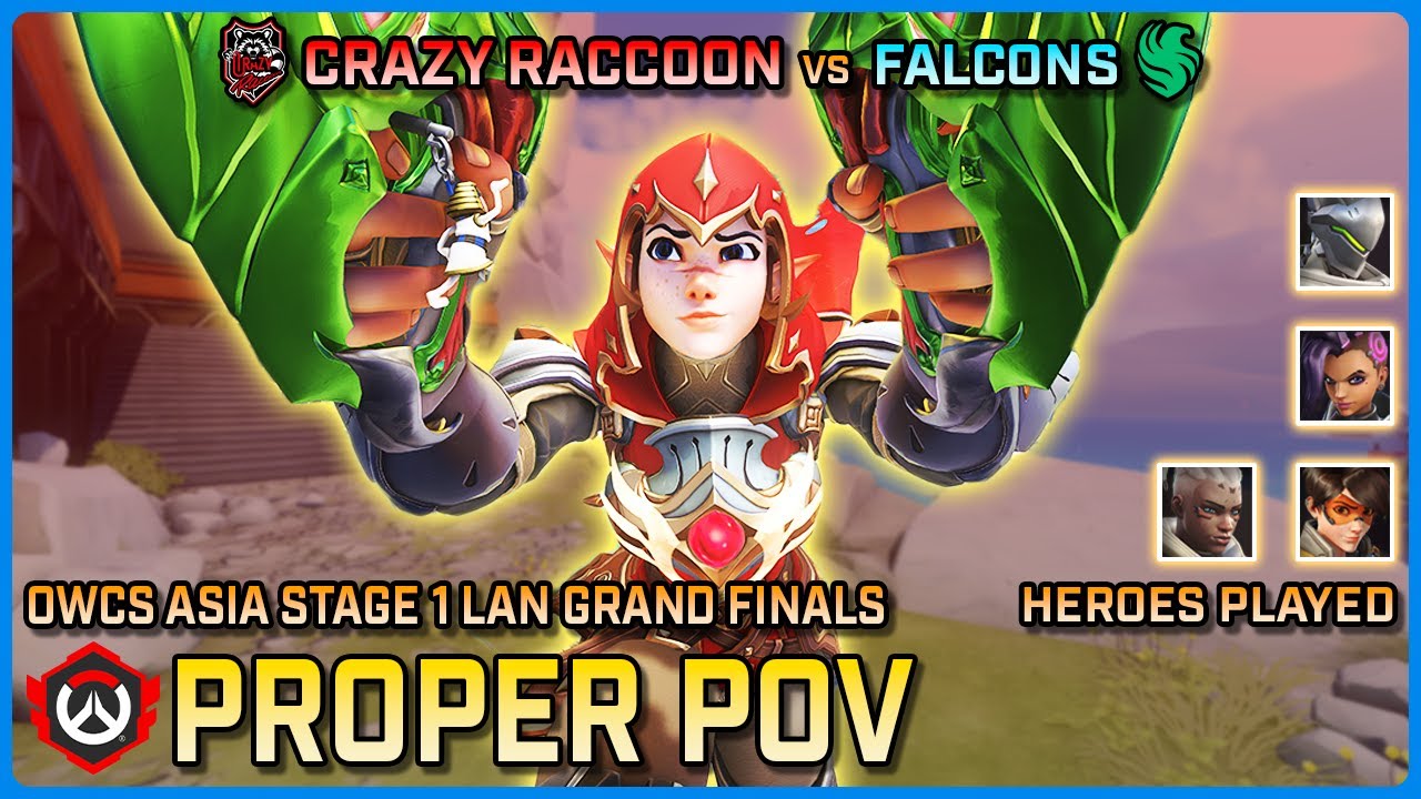 [ Proper ] Crazy Raccoon vs Team Falcons | Grand Finals | OWCS Asia LAN S1