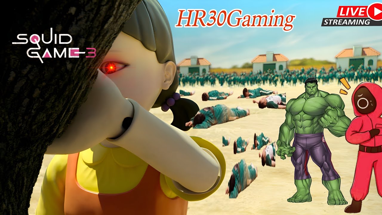 Day💀Squid Game☠️🔴Red Light🟢Green Light Android Gameplay #shorts #live #squidgame #@Hr30gaming654