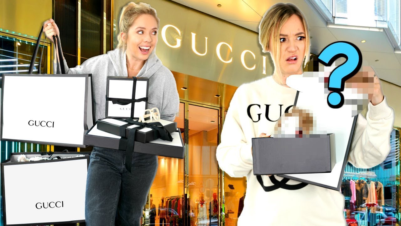 Sister Shops for Me at GUCCI! *it gets awkward*